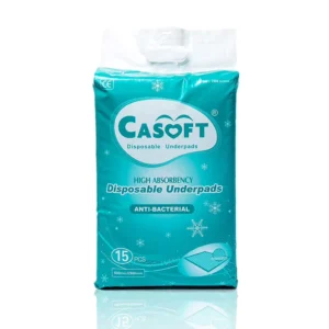 Disposable Gentle Hypoallergenic High Absorbency 3 Ply Adult Underpad for Urine Leakage Incontinence 45x45cm Unisex