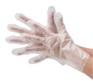 Disposable Gloves Polyethylene Gloves External Emboss Economy 100 Sheets