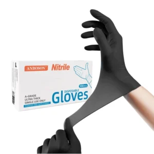 Disposable Guantes De Nitrilo De Diamante Mechanical De Textura Elevada Seguros Para Alimentos Industriales Sin Latex Ni Polvo