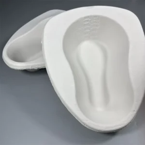 Disposable Heavy Duty Paper Bedpan for Adult Senior Female Handicap Disabled Latex Free Anti Spill Comfortable Easy to Clean