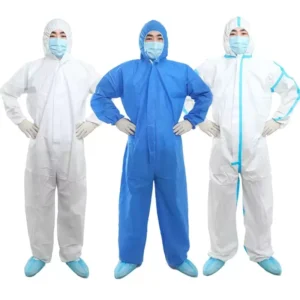 Disposable Heavy Duty Tyvek Protective Coverall Suit Waterproof ANSI Class 2 LED Flash Customized Logo