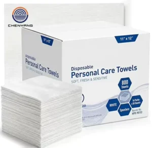 Disposable Hospital Washable No sterile Lint free Medical Dry Non Woven Spunlace Cleaning Cloth for Medical Baby Care