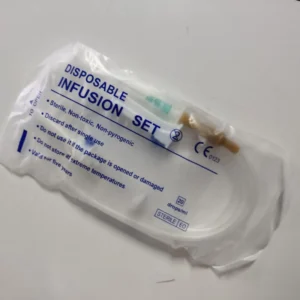 Disposable IV Infusion Giving Fluid Drip Set Sterile IV Administration Infusion Set With Flow Regulator Animal Can Use
