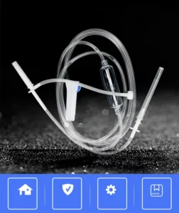 Disposable IV Infusion Set for Adults Transparent PVC Tubing CE Certified Veterinary