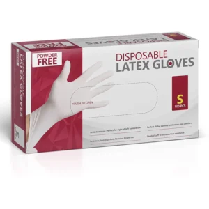 Disposable Industrial Household Kitchen Work Food Powder Free Hospital Medical Examination Latex Hand Gloves Box 100 Pcs