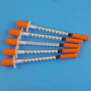 Disposable Insulin Syringe 0.3ml 0.5ml 1ml for Animal Use 27G 29G 30G 31G