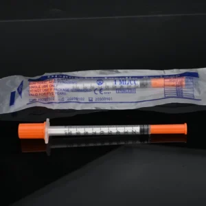 Disposable Insulin Syringe for Animal Use 1ml 0.5ml 27G 29G 30G Clear Scale