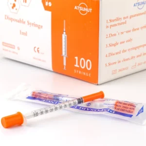 Disposable Insulin Syringe for Animal Use 1ml 1ml 29G 30G 31G Clear Scale
