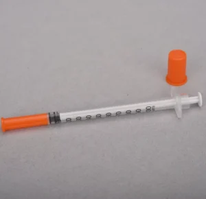 Disposable Insulin Syringe with Fixed Needle 27G 29G 30G 31G 1ml for Animal Use