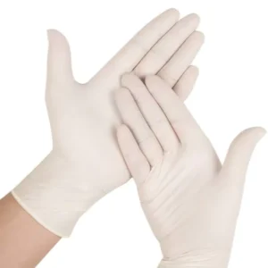 Disposable Latex Gloves From Malaysia Manufacturer High Quality Powder Free Examination Latex Gloves 100 Pcs Per Box