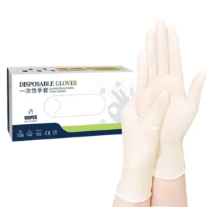 Disposable Latex Gloves Powder Free Examination Gloves Textured Fingertips Thickened Personal Care Medical Grade