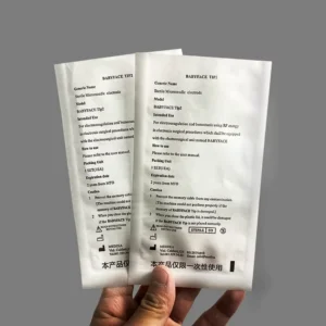 Disposable Mask Packaging Bag Transparent Window 3 Side Seal Ethylene Oxide Sterilization Bag