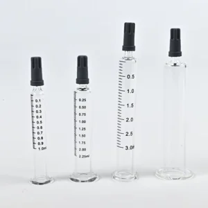 Disposable Medical 1ml 2ml 3ml 5ml 10ml Luer Lock slip Glass Syringe