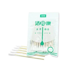 Disposable Medical Absorbent Bamboo Stick Cotton Swabs Beauty Personal Care Product