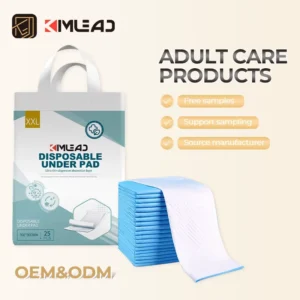 Disposable Medical Absorbent Under Pad Underpad Adult Bed White Printed Underpads 60×90