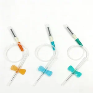 Disposable Medical Butterfly Blood Collection Vacutainer Needle 23g 25g 24g 26g Vet Use