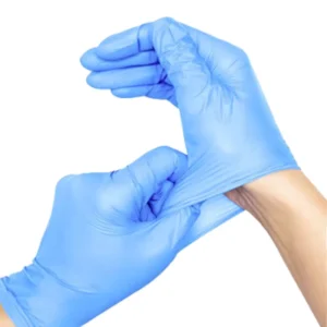 Disposable Medical Examination Gloves Nitrile+PVC Material Powder Free Silicone Free Elastic Wrist Cuff Durable 23cm