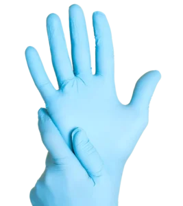 Disposable Medical Grade Nitrile Examination Gloves Powder Free 4.0mil Thick for Hospital Use