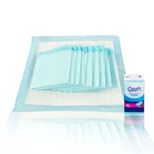 Disposable Medical Grade Waterproof Blue Non-Woven Fabric 3 Ply Underpad for Incontinence People 23×36 Inch