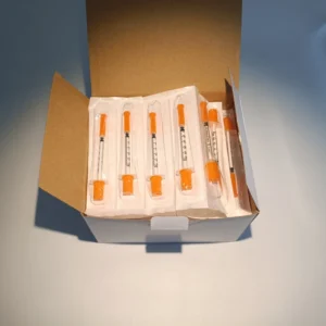 Disposable Medical Insulin Syringe Sterile Insulin Needle Plastic Safety Insulin Syringe 29g 30g 31g 32g in Blister Package Pet