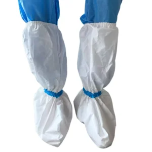 Disposable Medical Microporous Waterproof Boot Sterile Cover Shoes OEM White CE Certified Class II Hospital Use Ozone
