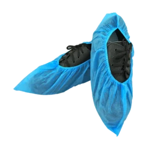 Disposable Medical Non-Woven Non-Skid Shoe Cover Anti-slip PE Boot Covers Anti-skid for Shoes