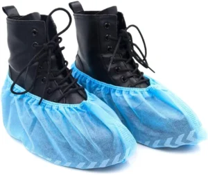 Disposable Medical Nonwoven PP Antislip Waterproof Dustproof Printed Shoe Cover
