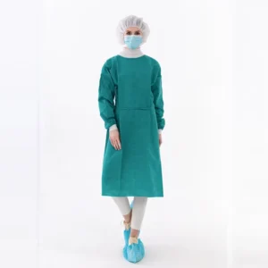 Disposable Medical Protective Clothing Dark Blue Isolation Gown Anti Bacteria Highly Absorbent Sterile EOS Disinfecting CE
