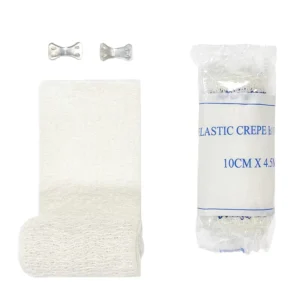 Disposable Medical Supply First Aid Elastic Crepe Bandage 10cm*4.5m Crepe Elastic Bandage
