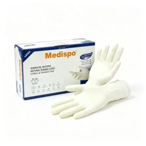 Disposable Natural Color Medical Grade Powder Free Sterile Latex Gloves Hospital Medical Sterile Disposable Latex Gloves