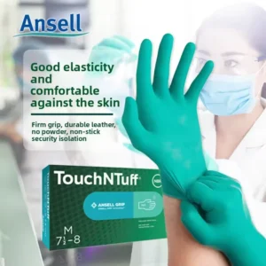 Disposable Nitrile Gloves Chemical Protection Laboratory Use Industrial Cleaning Kitchen Work Safety Anti Puncture