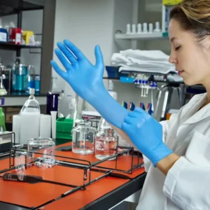 Disposable Nitrile Gloves Latex Oil Proof Waterproof Safety Gloves Acid Resistant Alkali Resistant Features for Industrial