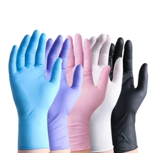 Disposable Nitrile Gloves Powder Free for Food Service and Medical Use