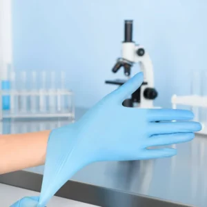 Disposable Nitrile Gloves S M L XL Waterproof Anti Slip Oil Resistant Lightweight Breathable CE Certified Class I Medical