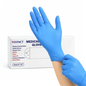 Disposable Nitrile Gloves S M L XL Waterproof Anti Slip Oil Resistant Lightweight Breathable Kitchen Medical CE Certified