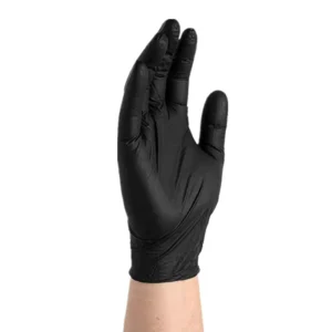 Disposable Nitrile Gloves S XL Size Black Color 100pcs box Customization Packages OEM
