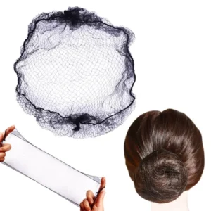 Disposable Non Woven Hair Net Elastic Invisible Black Brown Hairnet for Beauty Salon Medical Food Service 144Pcs Pack