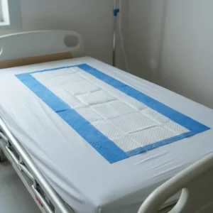 Disposable Non Woven Medical Bed Pad 220x110cm CE Certified Ultraviolet Light Disinfecting Easy Care for Hospitals