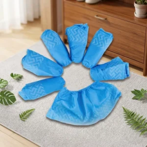 Disposable Nonwoven Shoe Covers High Medical Quality Non Sterile Class I with Durable Sole Overshoes