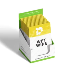 Disposable Nonwoven Wet Wipes Eco-Friendly Durable Leak-Proof Packaging Long Storage Time Single Pack