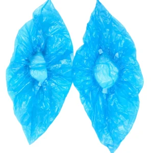 Disposable PE Shoe Cover Plastic Blue Cleanroom Medical Shoe Cover