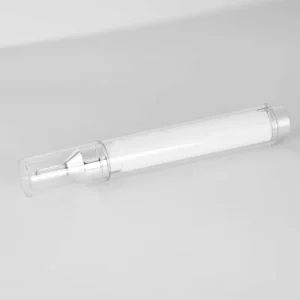 Disposable PETG Airless Syringe Bottle for Skin Care Serum Professional Cosmetic Use 10ml Capacity