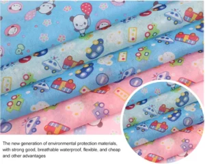Disposable PP Non Woven Printed Fabric Roll for Medical Hygiene Table Covers and Craft Use Lightweight & Breathable