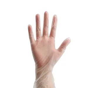 Disposable PVC Gloves Transparent Safety Gloves for Housekeeping Cleaning Thickened Wear Resistant Food Grade Commercial Use
