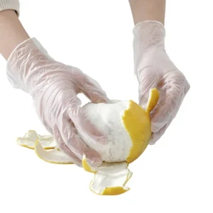 Disposable PVC Latex Gloves Thick Waterproof Dustproof Anti oil Multi purpose Medical Work & Dish Washing