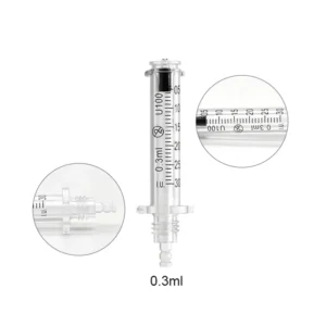 Disposable Plastic Ampoule 0.5ml 0.3ml Syringe Free Needle Plastic Ampoule