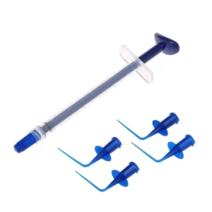 Disposable Plastic Long Curved Dental Needle Capillary Syringe Irrigation Tip 0.25mm 0.35mm 0.4mm Multi Purpose Oral Hygiene