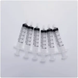 Disposable Plastic Needleless Syringe in 1ml 3ml 5ml 10ml 20ml Capacities Sterilized Lab Supplies OEM Supported