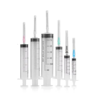 Disposable Plastic Sterile Syringe 1 3 5 10 Ml Luer Slip Lock With Without Needles Teeth Multipurpose