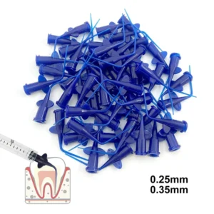 Disposable Plastic Syringe Tip Endo Irrigation Needle Tip for Injection Medicine Refill